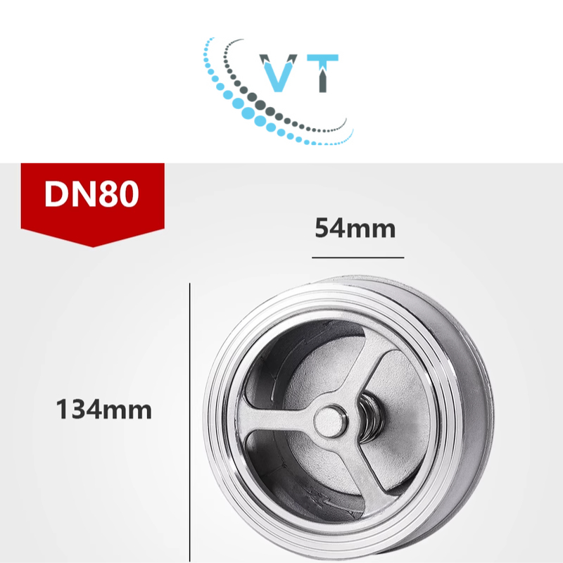 Van 1 chiều dĩa inox DN80,DN100,DN125,DN150,DN200