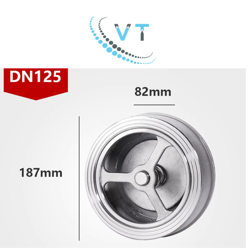 Van 1 chiều dĩa inox DN80,DN100,DN125,DN150,DN200