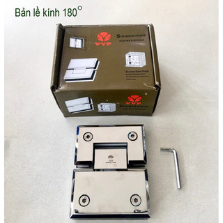 Bản Lề Cabin 180 Độ Cốt Đúc - (Kính 8mm-12mm Hàng Đẹp )