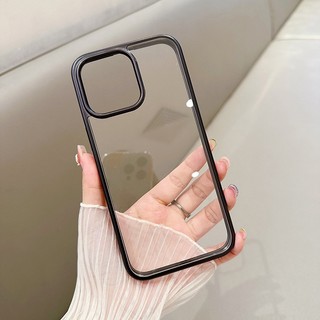 Ốp LIKGUS lưng trong cứng chống ố viền mạ màu dẻo dành cho iphone 15pro 15promax