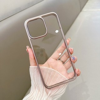 Ốp LIKGUS lưng trong cứng chống ố viền mạ màu dẻo dành cho iphone 15pro 15promax