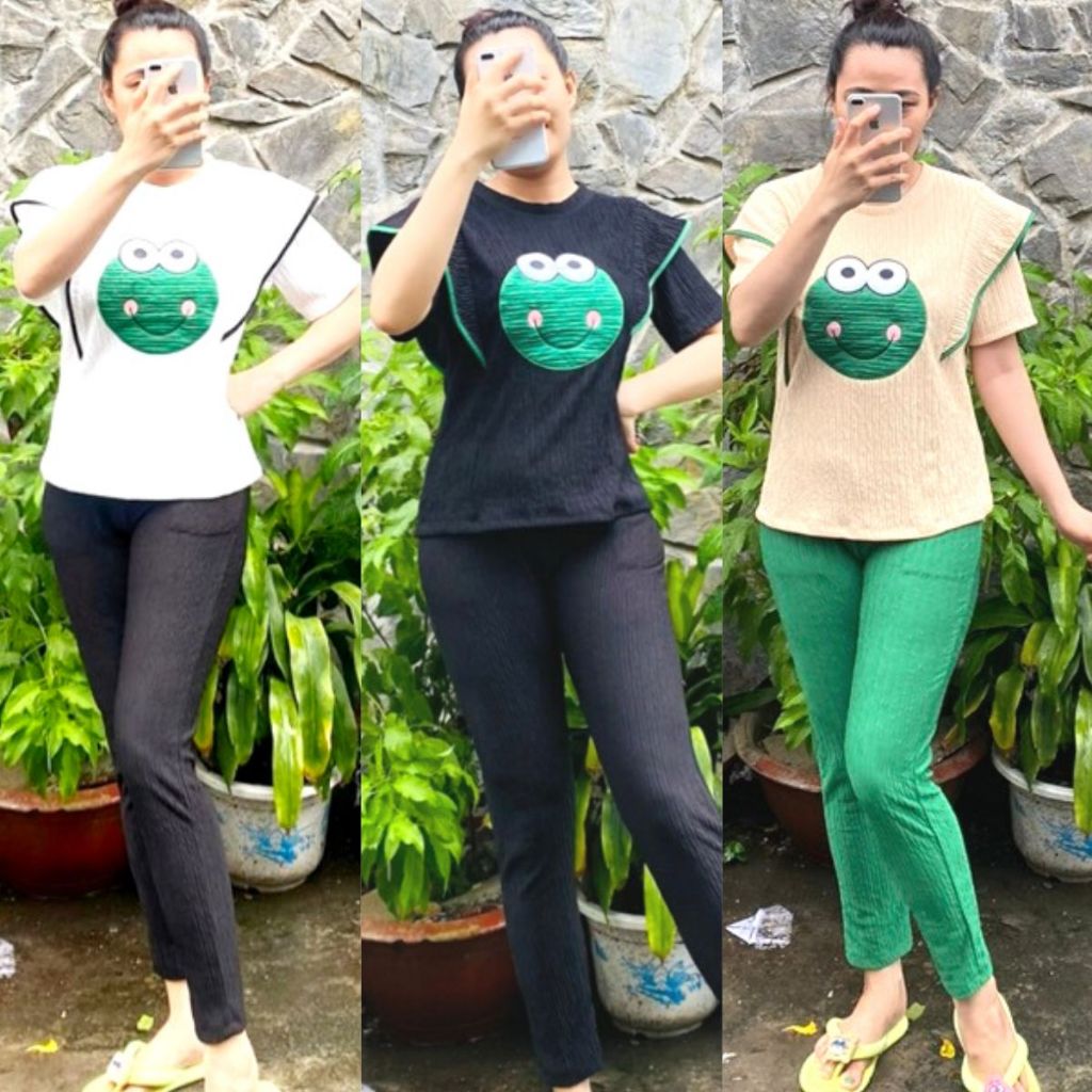 Đồ Bộ Nữ Bigsize Thu Đông Thun Xốp Nhật ESHOP Set Bộ Nữ Tay Dài Quần Dài Ủ Kem Mặc Nhà Đẹp Sang Chảnh Dễ Thương DX68