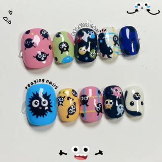 Nailbox form ngắn độc lạ ngộ nghĩnh