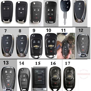 Bao da bọc chìa khoá các dòng xe ô tô Chevrolet, ốp bọc chìa khoá ốp khoá Chevrolet