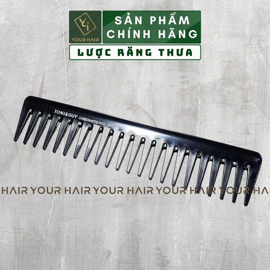 Lược tạo kiểu răng thưa TONI & GUY Carbonnantistatic 06822