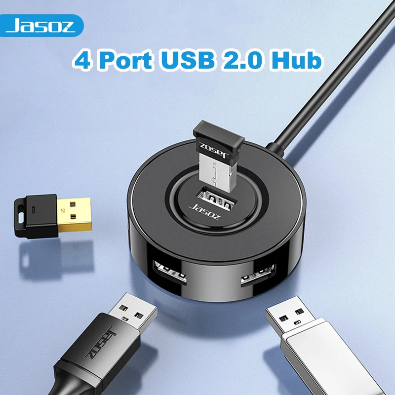 Hub USB và Hub Type C 2.0 3.0 Jasoz 4 cổng USB giúp chia cổng USB sử ...