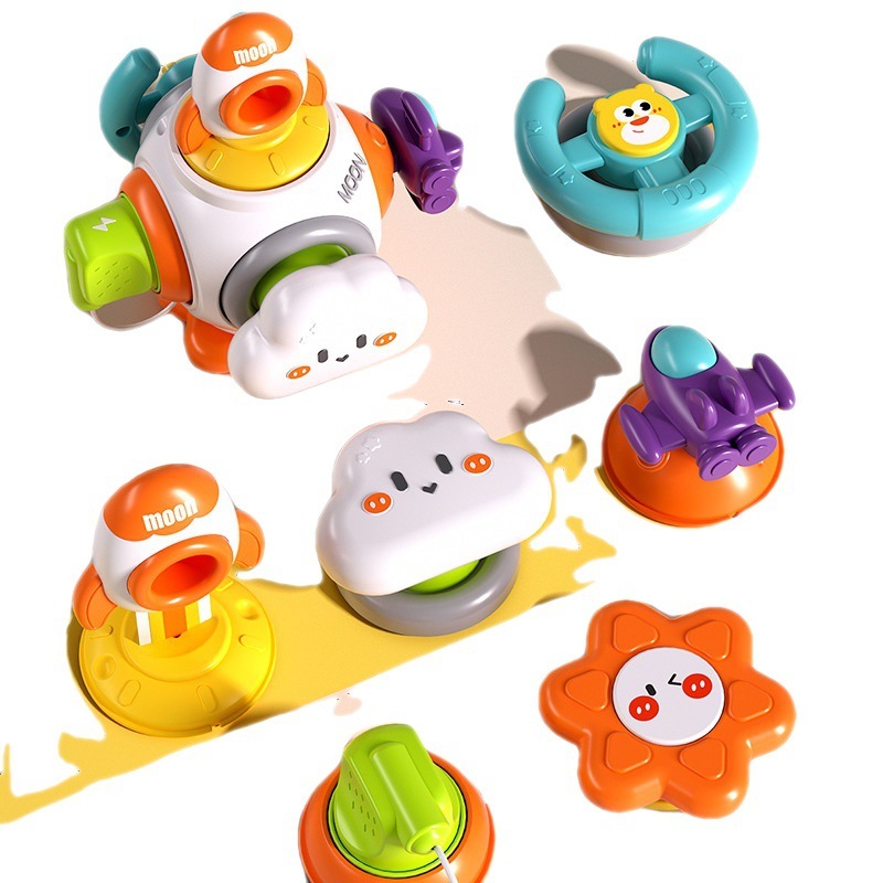 Đồ chơi trứng bận rộn busy egg busy cube hộp khối quả cầu không gian đa năng 6in1 cầm tay montessori đa giác quan cho bé