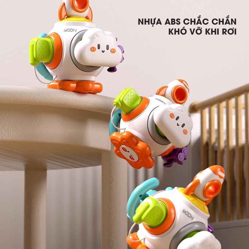 Đồ chơi trứng bận rộn busy egg busy cube hộp khối quả cầu không gian đa năng 6in1 cầm tay montessori đa giác quan cho bé