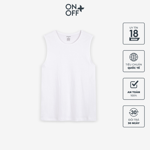 Áo tanktop nam ONOFF chất liệu Cotton mềm mịn, thấm hút tốt – 18IV22S019