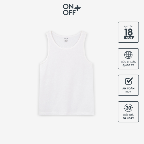 Áo tanktop nam ONOFF chất liệu Cotton mềm mịn, thấm hút tốt – 18IA23A021