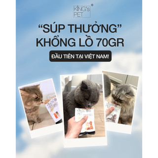 [COMBO 20-10-5] Pate King’s Pet Túi 70gr Thức Ăn Cho Chó Mèo Tăng Cường Hệ Miễn Dịch Dễ Tiêu Hóa