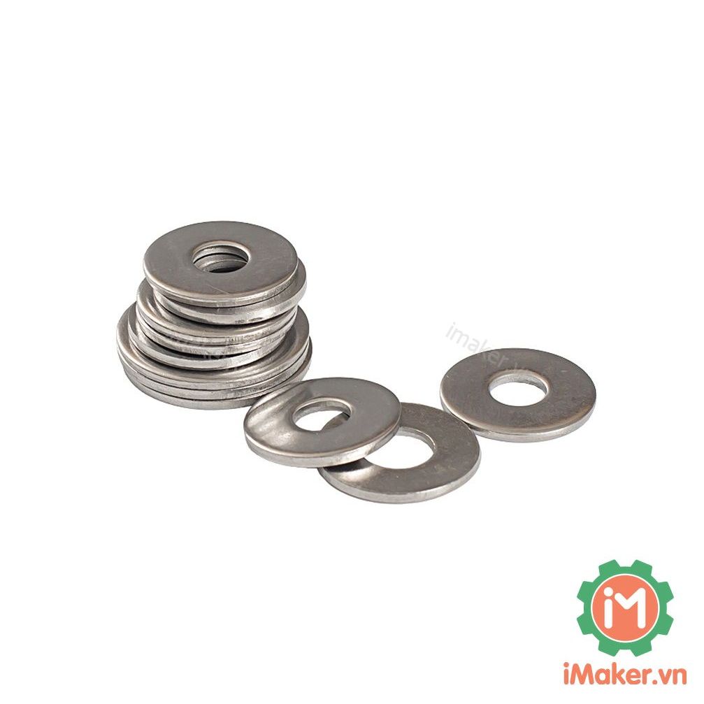Vòng đệm, Long Đền phẳng INOX 304 cho ốc lục giác M3, M4, M5, M6, M8 ...