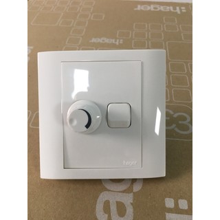 WXEF1R400-CôngTắc  Điều Chỉnh  Tốc Độ Quạt - Dimmer Quạt Hager