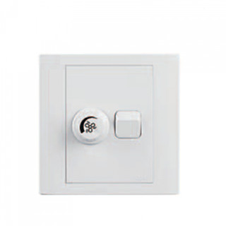 WXEF1R400-CôngTắc  Điều Chỉnh  Tốc Độ Quạt - Dimmer Quạt Hager