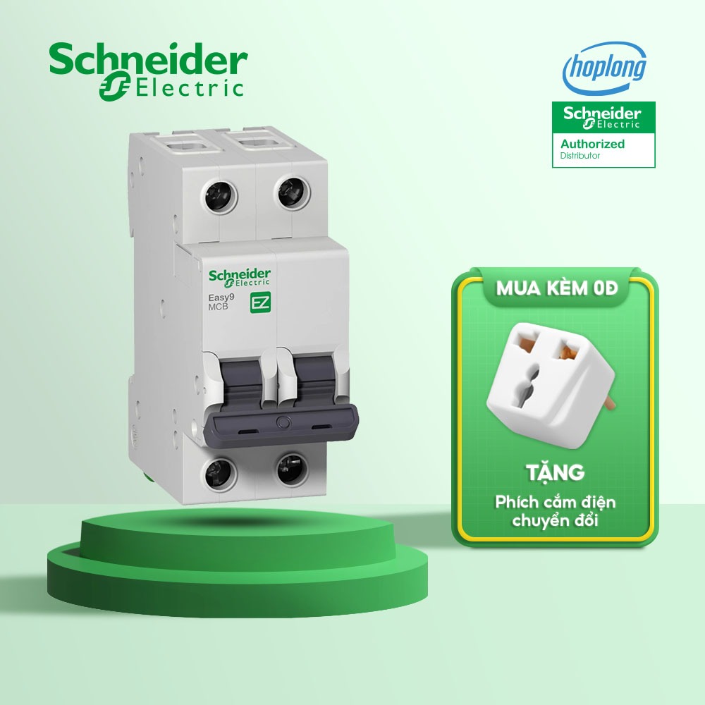 Cầu dao tự động Schneider EZ9F34206 2P 6A 4.5kA C Curve Easy9 | Aptomat ...