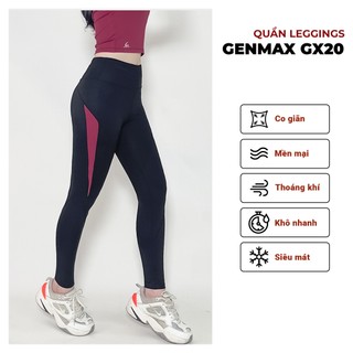 Quần legging thể thao cao cấp Gladimax Genmax GX20 cạp cao tôn dáng che khuyết điểm