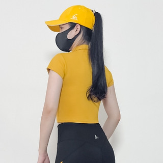 Áo thể thao cao cấp Gladimax Croptop Polo CX20 cá tính chất thun cao cấp co giãn 4 chiều