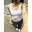 Áo thun nữ croptop ba lỗ Cannes Top trơn basic chất thun co giãn cao cấp LND