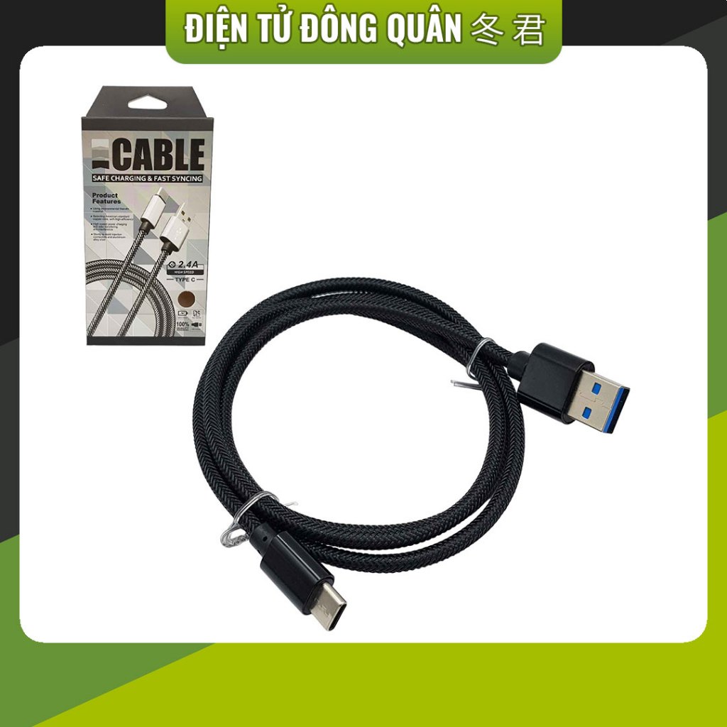 [HCM] Dây cáp sạc điện thoại, hỗ trợ dữ liệu USB Type-C | Shopee Việt Nam
