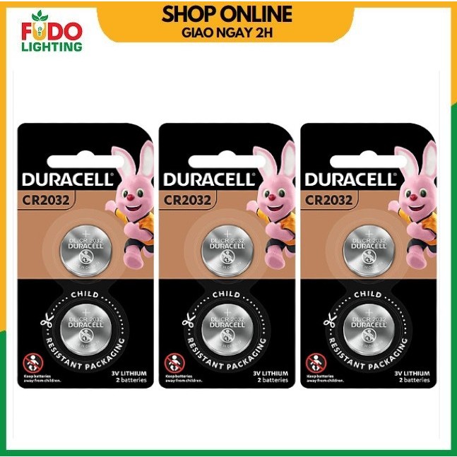 VỈ 2 viên Pin CR Duracell 2016, 2025, 2032 chất lượng cao hàng chính ...