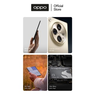 Điện thoại OPPO FIND N3 5G (16GB/512GB) có NFC, nhân bản ứng dụng, nếp gập tàng hình