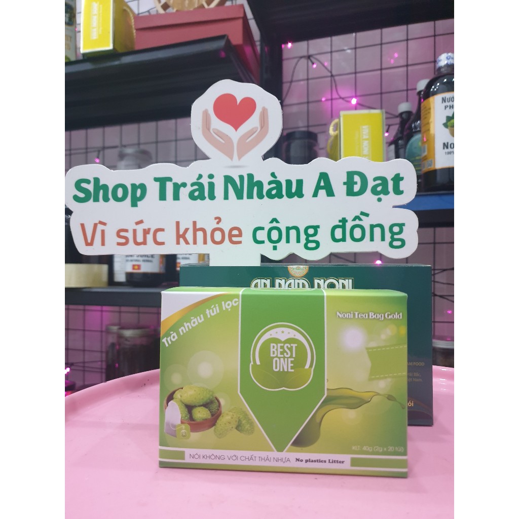 Hộp 20 tép trà nhàu túi lọc BEST ONE sử dụng tiện lợi