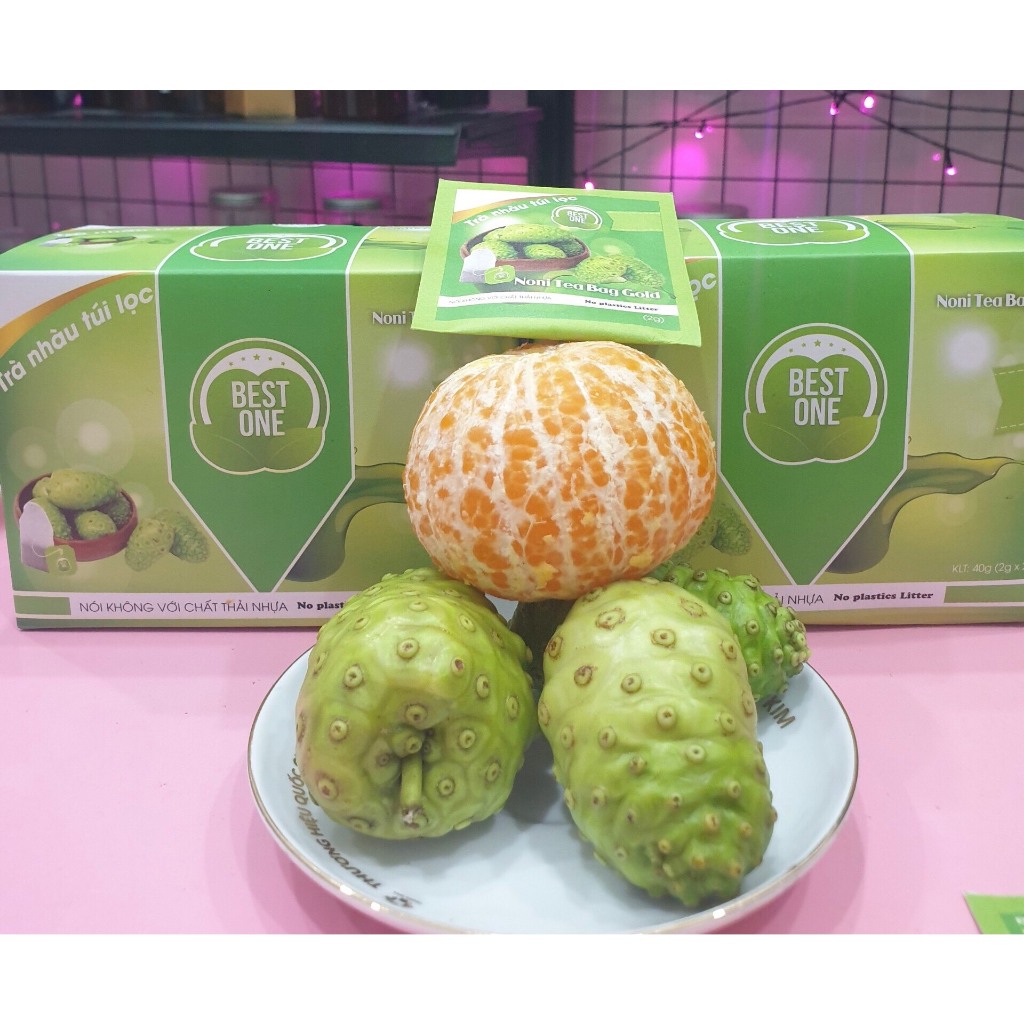 Hộp 20 tép trà nhàu túi lọc BEST ONE sử dụng tiện lợi