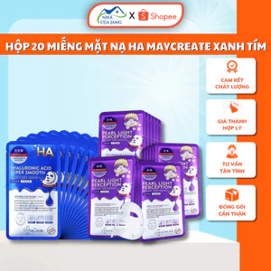Mặt Nạ HA Maycreate - Mask HA Tím Nội Địa Trung Dưỡng Ẩm, Trắng Da Chống Lão Hóa - Nhà Jang