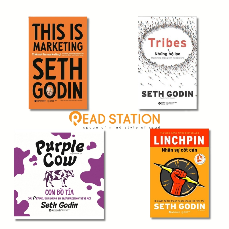 Sách Combo Seth Godin: Con Bò Tía + Tribes Những Bộ Lạc + Thế Mới Là ...