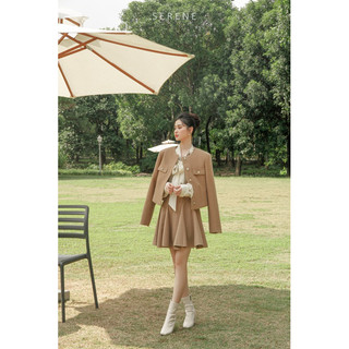 (Xả kho) Chân váy ngắn RAIM SKIRT chất liệu dạ Hàn thiết kế xoè nhẹ tiểu thư Hàn quốc by Serene