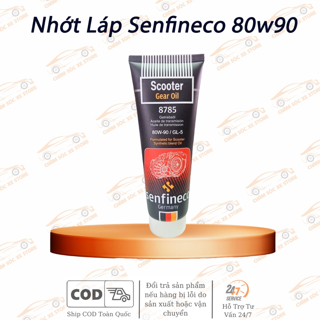 Dầu nhớt hộp số, nhớt láp Senfineco Scooter Gear Oil 80W-90 8785 120ml