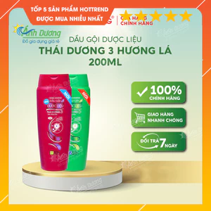 Dầu gội dược liệu Thái Dương 3 ngăn gàu ngứa 200ml