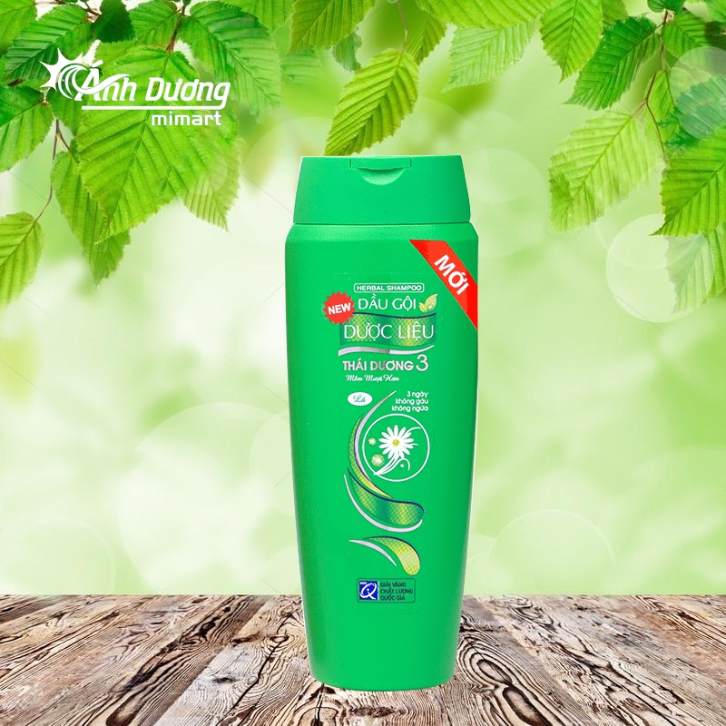 Dầu gội dược liệu Thái Dương 3 ngăn gàu ngứa 200ml