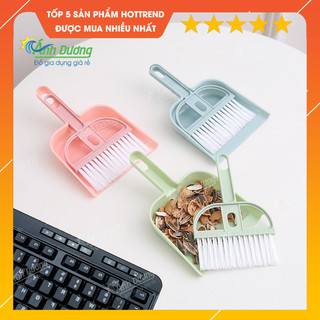 Bộ Chổi Và Xẻng Quét Văn Phòng - Quét Bàn Thờ -Chổi Và Ki Quét Bụi Mini Hốt Rác Vệ Sinh Nhà Cửa Tiện Dụng