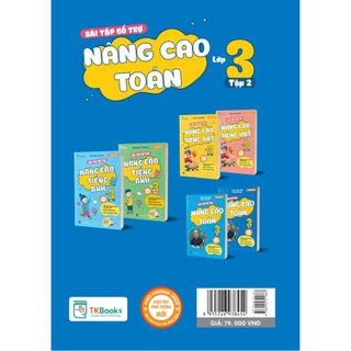 Sách - Bài tập bổ trợ nâng cao Toán Lớp 3 (Tập 1+Tập 2)