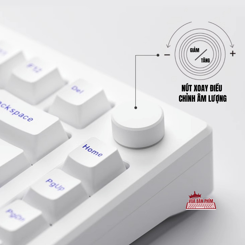 [Hàng Sẵn] Bàn phím cơ không dây Akko Mod007 | mod007 mạch xuôi, núm xoay, gasket mount, keycap PBT doubleshot | BigBuy360 - bigbuy360.vn