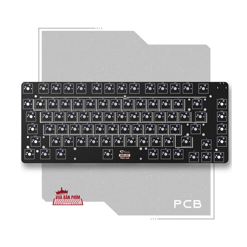 [Hàng Sẵn] Bàn phím cơ không dây Akko Mod007 | mod007 mạch xuôi, núm xoay, gasket mount, keycap PBT doubleshot | BigBuy360 - bigbuy360.vn