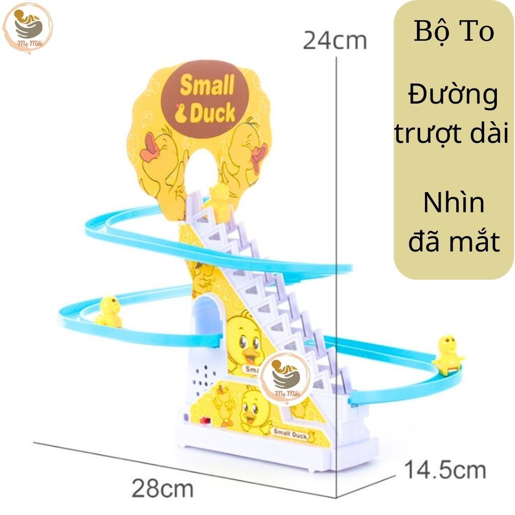 Đồ Chơi Cầu Trượt Vịt Vàng Leo Thang Phát Nhạc Cực Vui Tai Cho Bé Yêu Kèm Đèn Nháy Đẹp Mắt Shop Mẹ Mốc