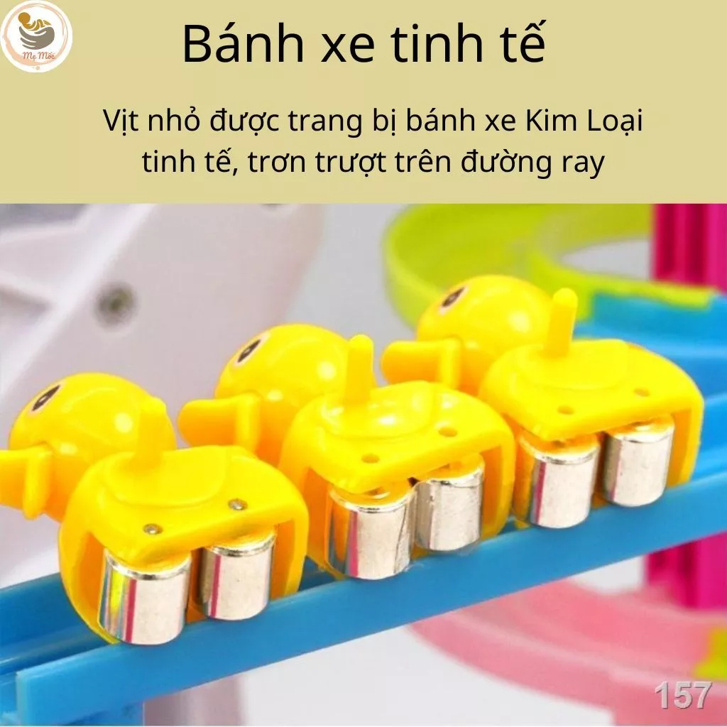 Đồ Chơi Cầu Trượt Vịt Vàng Leo Thang Phát Nhạc Cực Vui Tai Cho Bé Yêu Kèm Đèn Nháy Đẹp Mắt Shop Mẹ M