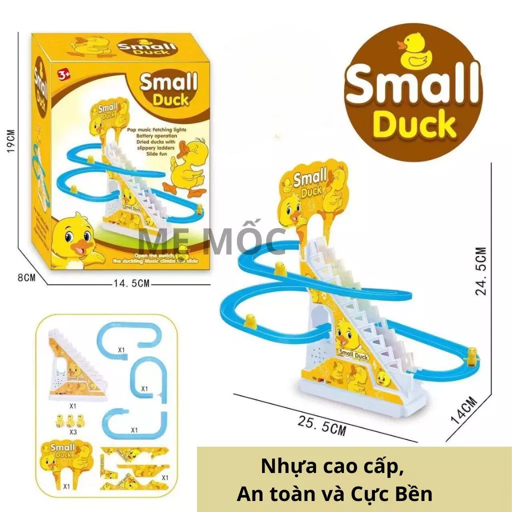 Đồ Chơi Cầu Trượt Vịt Vàng Leo Thang Phát Nhạc Cực Vui Tai Cho Bé Yêu Kèm Đèn Nháy Đẹp Mắt Shop Mẹ M