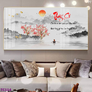 Tranh Chữ Thư Pháp Tri Ân Thầy Cô 01 - Tranh Laminate Tráng Gương Treo Tường 20/11 (50x100cm)