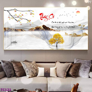 Tranh Chữ Thư Pháp Tri Ân Thầy Cô 01 - Tranh Laminate Tráng Gương Treo Tường 20/11 (50x100cm)
