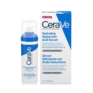 Tinh chất cấp nước CeraVe Hydrating Hyaluronic Acid Serum (30mL) dưỡng ẩm cho da khô.
