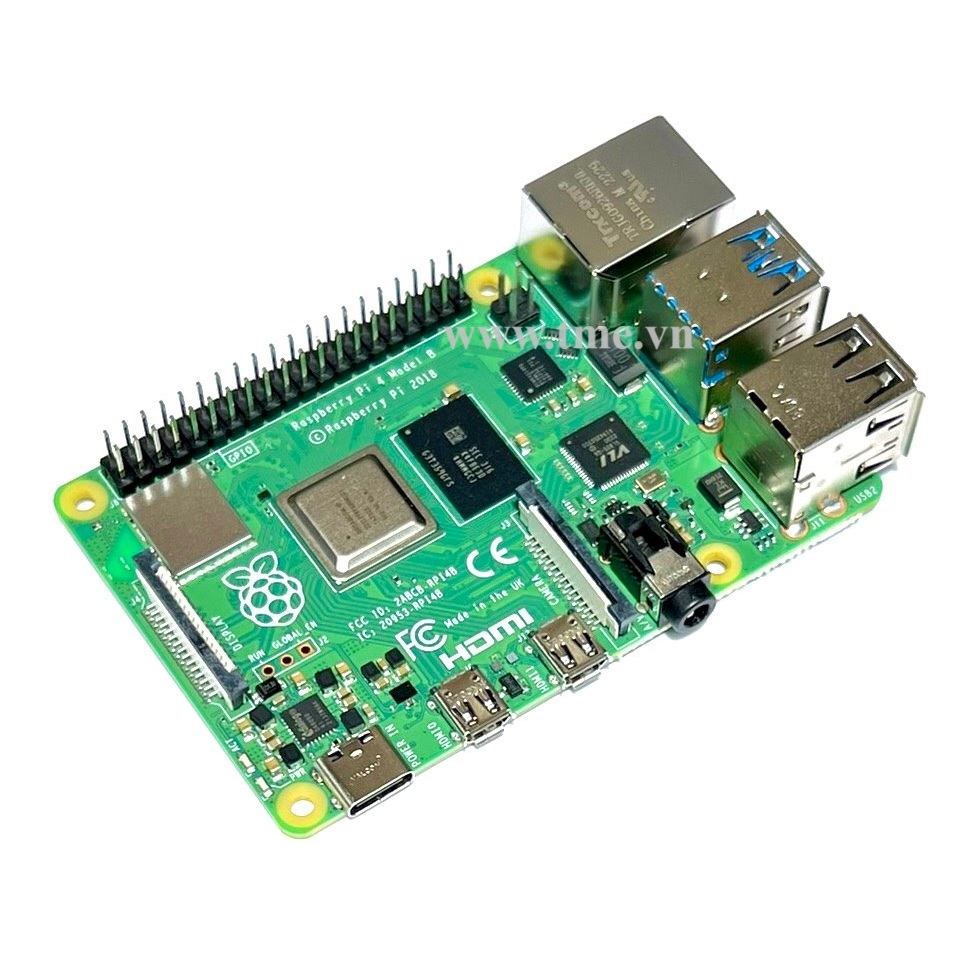 Raspberry Pi 4 Model B - Quad Core Cortex-A72 (ARM V8) 64-bit SoC @ 1 ...