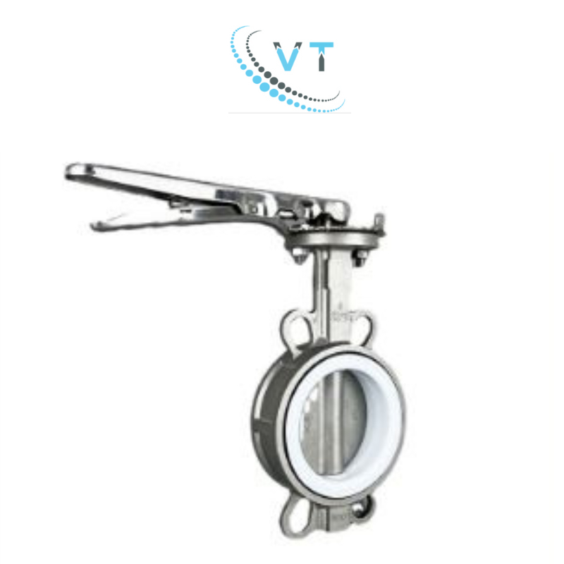 Van gạt inox 304  Seat PTFE DN50, DN65, DN80, DN100, DN125, DN150, DN200