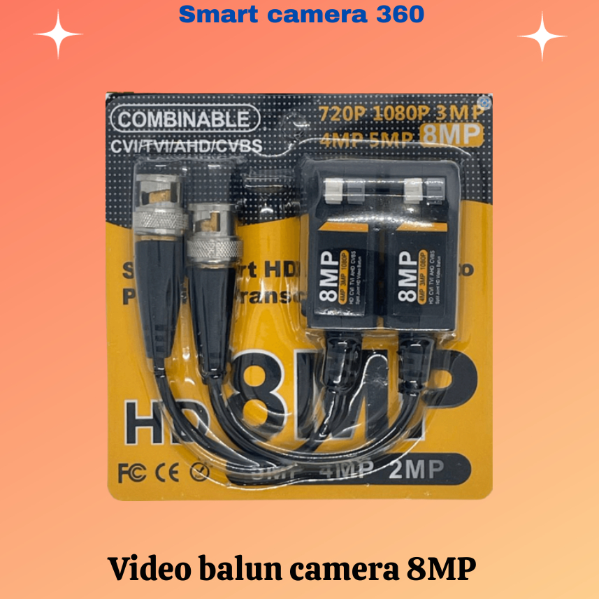 Video balun camera 8MP CVI/TVI/AHD/CVBS chống nhiễu loại tốt | Shopee ...