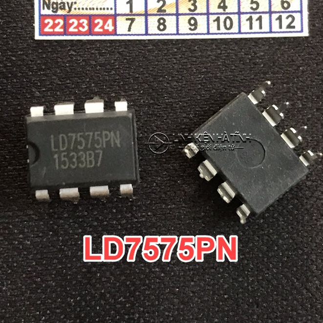 3 con IC nguồn LD7575PN LD7575 DIP-8 | Shopee Việt Nam