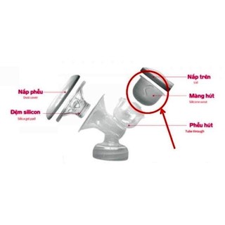1 cái Cuống silicone Fatz Resonance 3 -Resonance 4 - Phụ kiện thay thế cho máy hút sữa điện Fatz FatzBaby