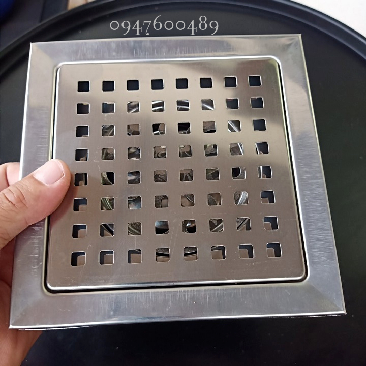 PHỄU THOÁT SÀN LƯỢC RÁC MẶT VUÔNG CHỐNG HÔI NHÀ TẮM, HỐ GA LỌC RÁC INOX ...