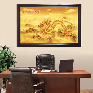 Tranh Tráng Gương Giáp Thìn 2024 Quà Tặng Năm Mới, Treo Phòng Khách, Văn Phòng, Cửa Hàng May Mắn